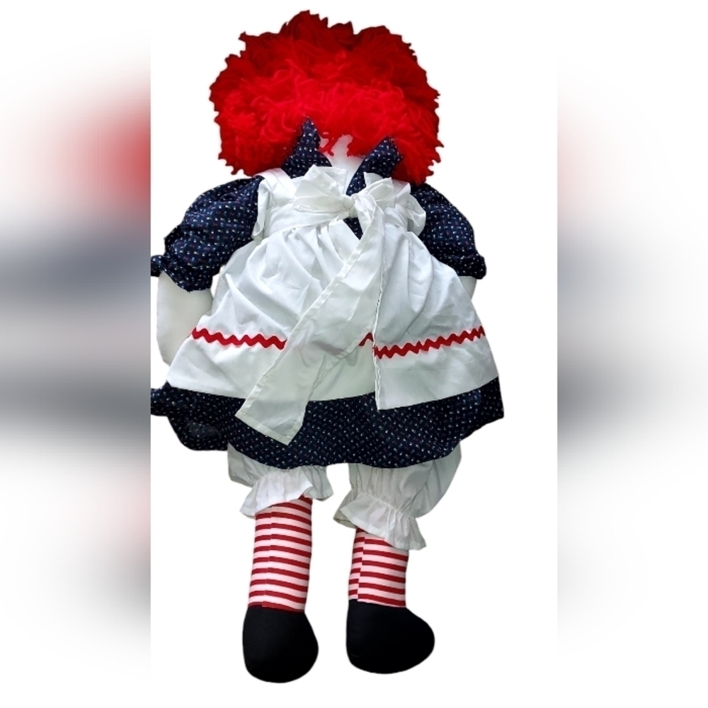 Vintage Raggedy Ann large doll I love you heart - Picture 5 of 5